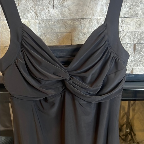 NWT White House Black Market Black Babydoll Dress with Sweetheart Neckline - Picture 5 of 8